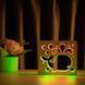 Фото Светильник ночник ArtEco Light с дерева LED "Кит" с пультом и регулировкой цвета, двойной RGB 1020436, вид 3,