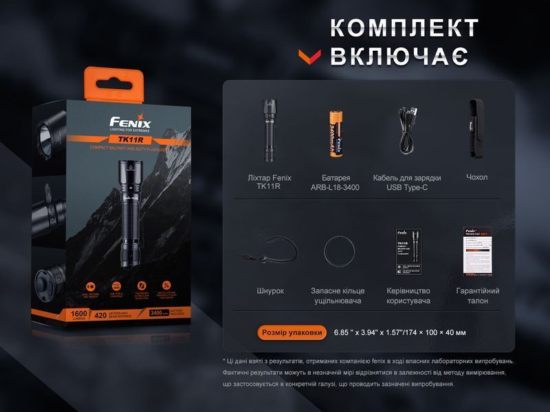 Фото Фонарь ручной Fenix TK11R TK11R,