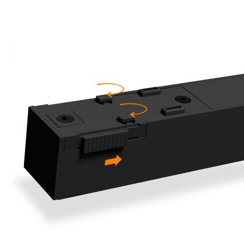 Фото Светильник магнитный трековый VIDEX LD430B 10.5W 30cm 4000K 48V Black 28027,
