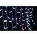 Фото Вулична гірлянда LUMION бахрома &laquo;Icicle light&raquo; Static 90LED 230V чорний / біле холодне 2м 2034-DЕ, вид 2,
