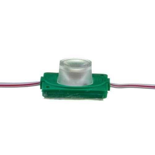 Фото Светодиодный инжекторный модуль 12 V зеленый smd3030 1led 1.5 W IP65 1019177,