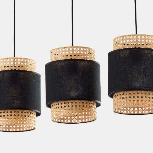 Фото Люстра підвісна TK-Lighting boho 3 Чорний 6541 6541,