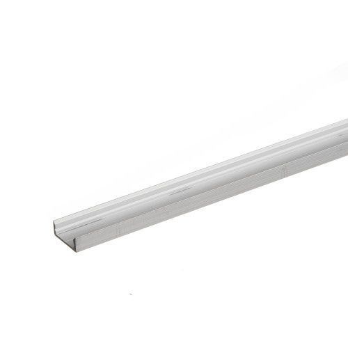 Фото LED профіль накладний ЛП не анодований (15х6мм) 2м з розсіювачем у комплекті 1019989,