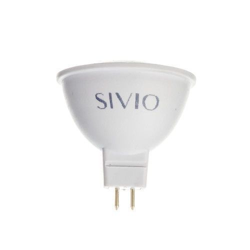 Фото LED лампа GU5.3 MR16 7W белая теплая 3000К SIVIO 1020858,