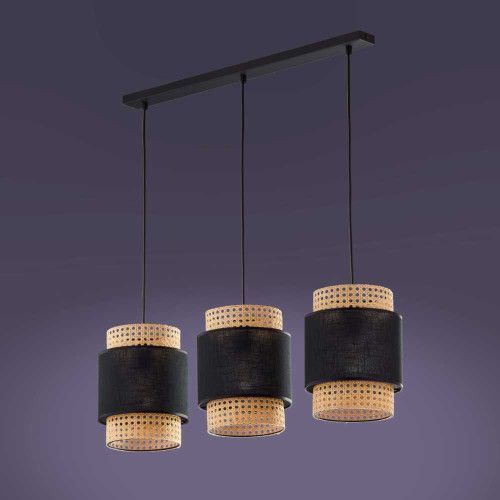 Фото Люстра підвісна TK-Lighting boho 3 Чорний 6541 6541,