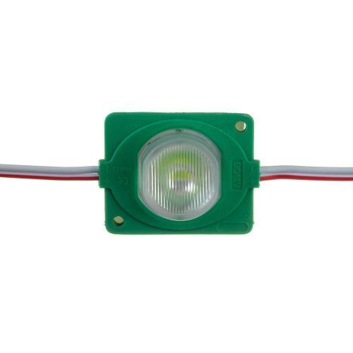 Фото Светодиодный инжекторный модуль 12 V зеленый smd3030 1led 1.5 W IP65 1019177,