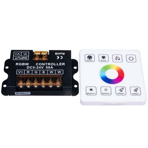 Фото LED Контроллер RGBW RF 50А DC5-24V Радио - Сенсорная панель 8 кнопок 1022731,