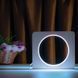 Фото Светильник ночник ArtEco Light с дерева LED "Круг" с пультом и регулировкой цвета, двойной RGB 1021452, вид 8,