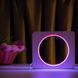 Фото Светильник ночник ArtEco Light с дерева LED "Круг" с пультом и регулировкой цвета, двойной RGB 1021452, вид 5,