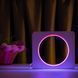 Фото Светильник ночник ArtEco Light с дерева LED "Круг" с пультом и регулировкой цвета, двойной RGB 1021452, вид 2,