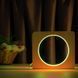 Фото Светильник ночник ArtEco Light с дерева LED "Круг" с пультом и регулировкой цвета, двойной RGB 1021452, вид 3,