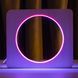 Фото Светильник ночник ArtEco Light с дерева LED "Круг" с пультом и регулировкой цвета, двойной RGB 1021452, вид 1,