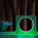 Фото Светильник ночник ArtEco Light с дерева LED "Круг" с пультом и регулировкой цвета, двойной RGB 1021452, вид 4,