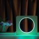 Фото Светильник ночник ArtEco Light с дерева LED "Круг" с пультом и регулировкой цвета, двойной RGB 1021452, вид 6,