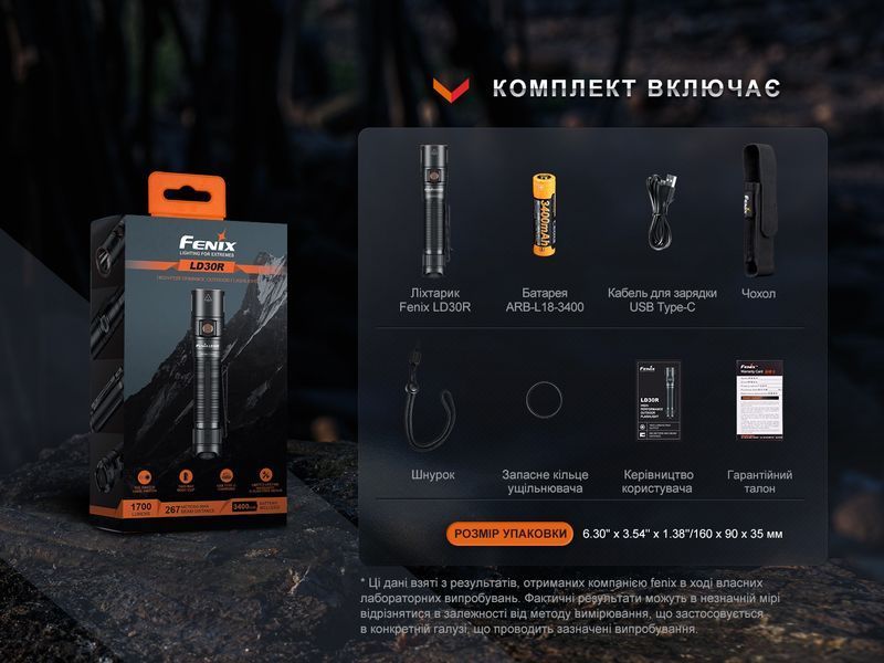 Фото Ліхтар ручний Fenix LD30R LD30R,