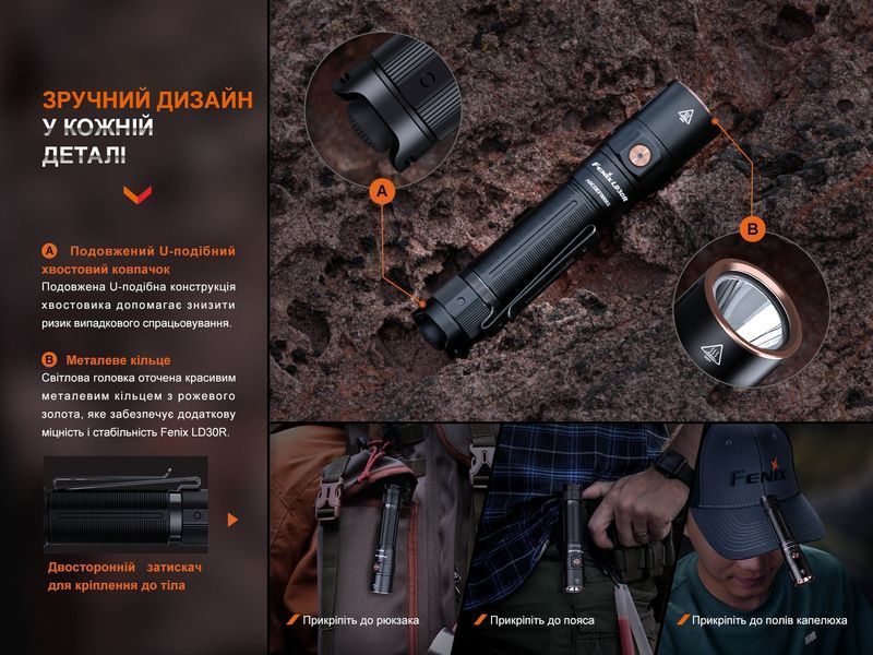 Фото Ліхтар ручний Fenix LD30R LD30R,